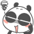 panda avegonzado